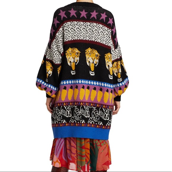 Farm Rio Mix Print Cardigan - Picture 4 of 16